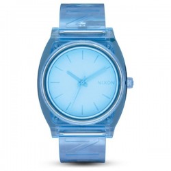 Nixon The Time Teller Ρολόι με Καουτσούκ Λουράκι σε Μπλε χρώμα  A1193143  40mm
